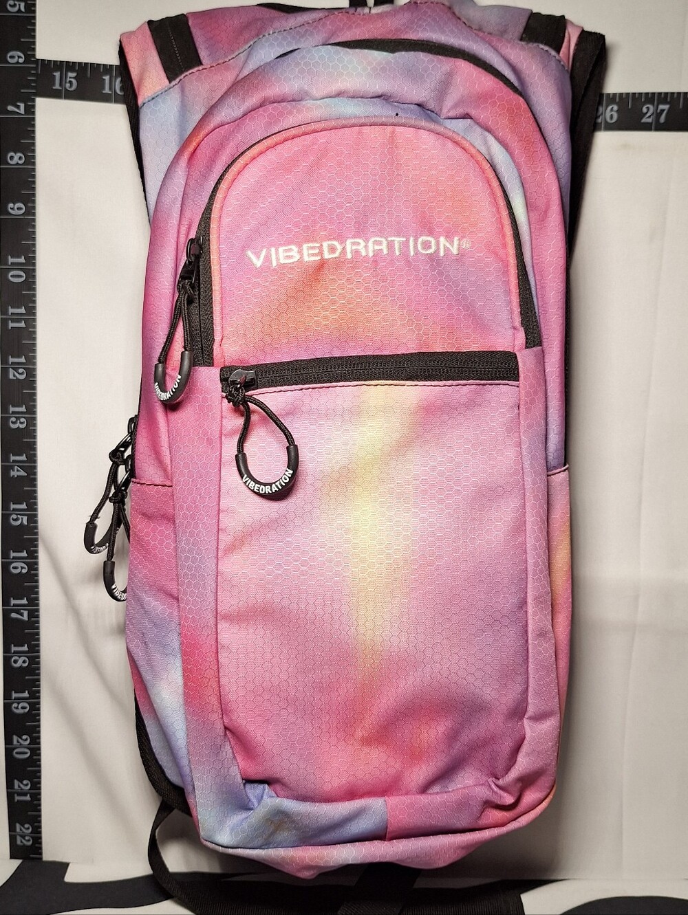 *SALE*Vibedration Hydration Backpack w/o bladder Multi-Color/Pink washedout used